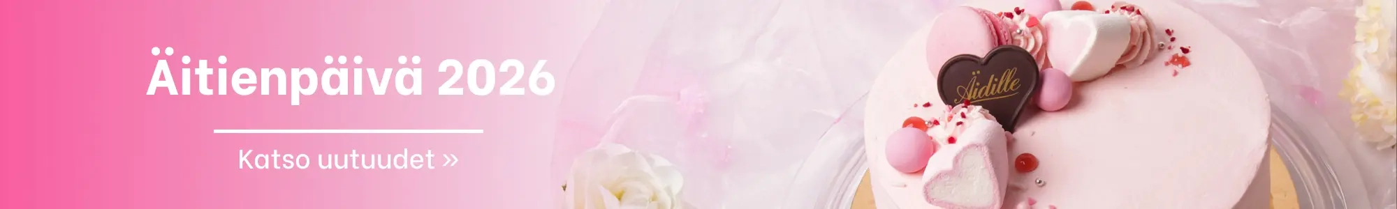 Äitienpäivän uutuuskakku