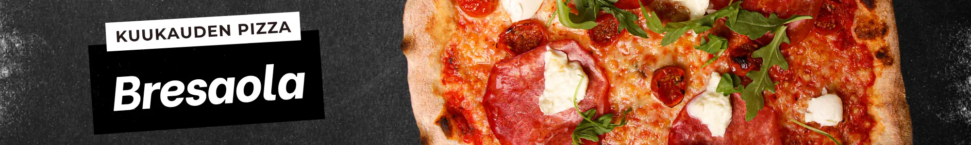Bresaola - syksyn kuukausipizza - Heinosen