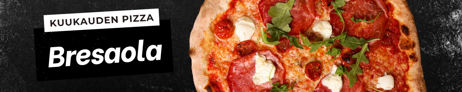 Kuukauden pizza Bresaola