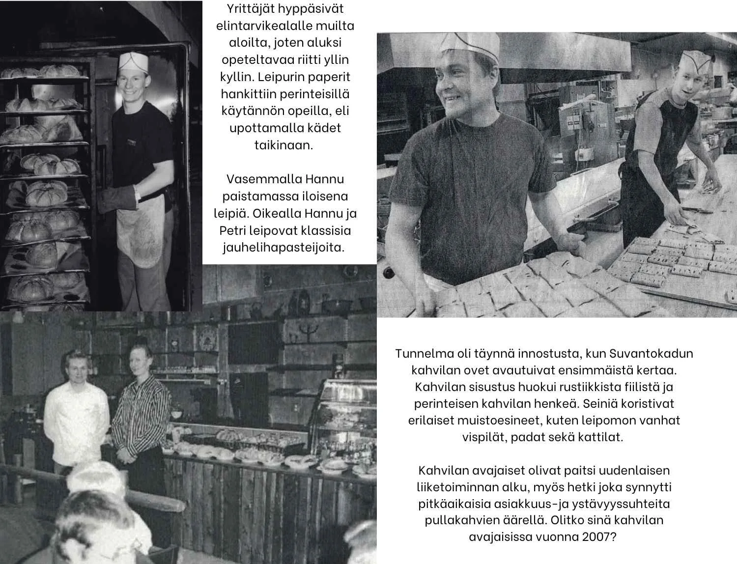 Heinosen tarina - avajaiset