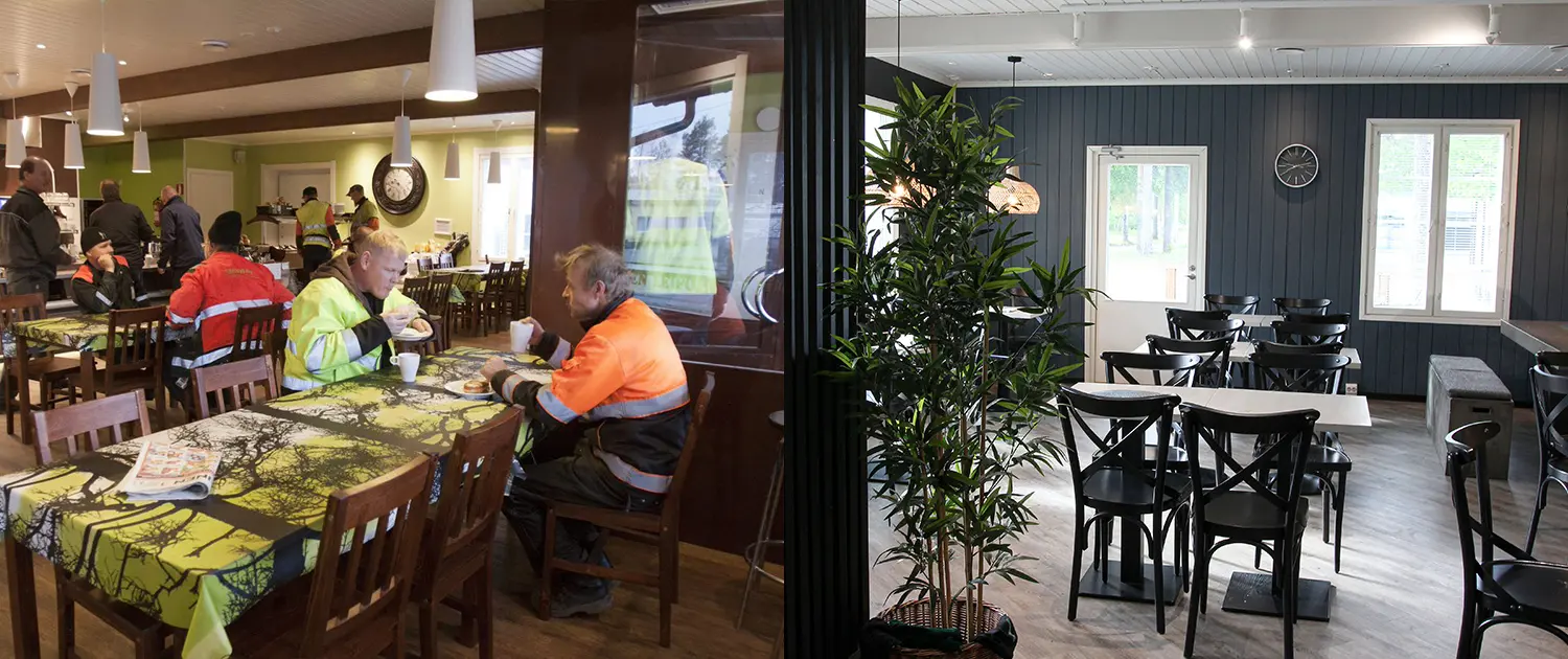 Hiiskoskentien kahvilan remontti 2024