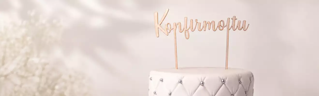 Meiltä löydät kaiken tarvittavan rippijuhliin!  » 492