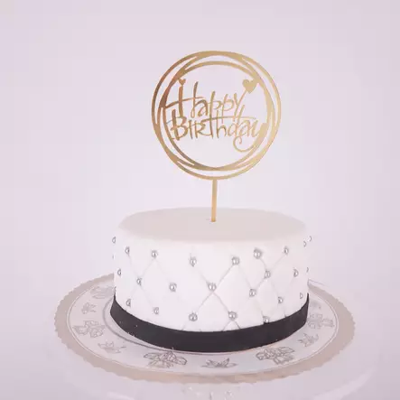 HAPPY BIRTHDAY-KAKUN KORISTE - Valmiit kakkukoristeet - 0060 - 1