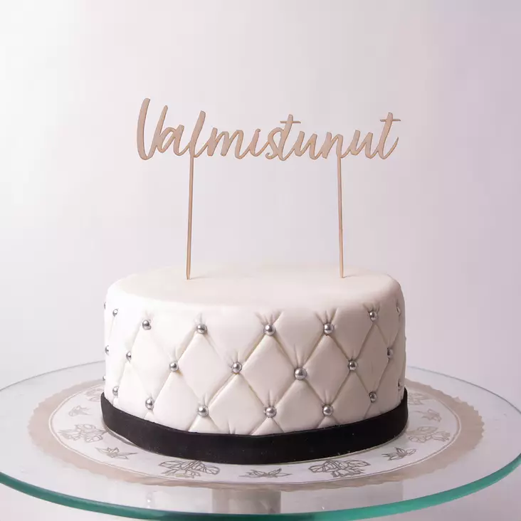 VALMISTUNUT-KAKUN KORISTE - Valmiit kakkukoristeet - 0041 - 1