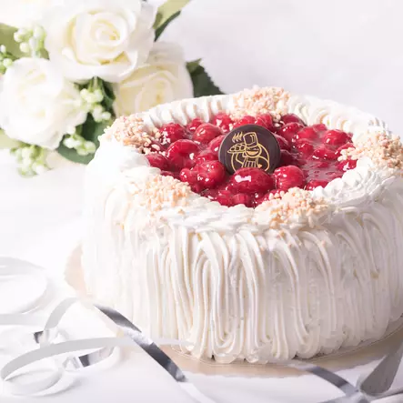 VADELMATÄYTEKAKKU 10 HLÖ - Kermakakut - 8372 - 1