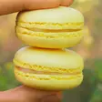 MACARON, WHITE LEMON 12KPL - Macaron-leivokset - 10812 - 5
