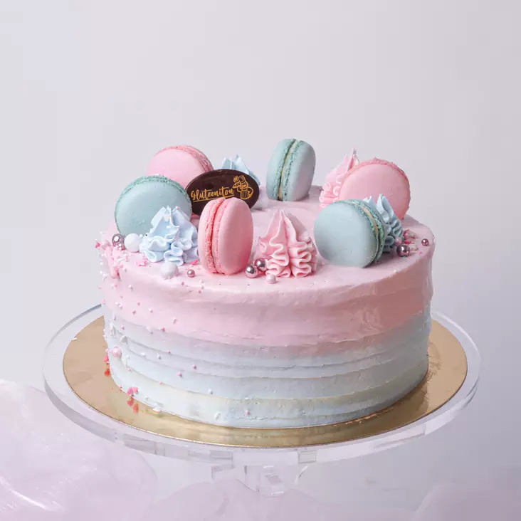 GLUTEENITON GENDER REVEAL CAKE 10HLÖ - Gluteenittomat kakut - 8316 - 1
