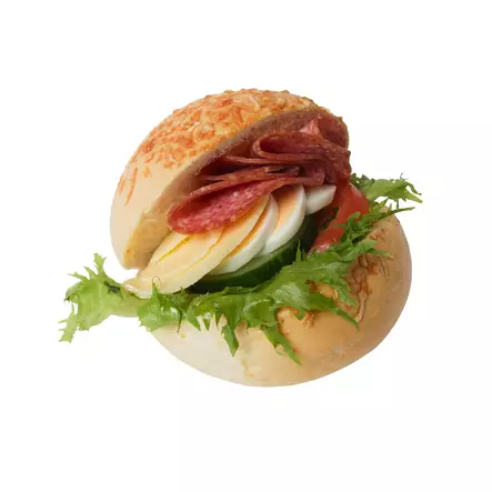 PIENI MEETVURSTISÄMPYLÄ - Täytetyt sämpylät - 4177 - 2