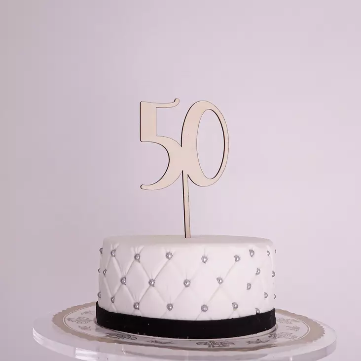 50- KAKUN KORISTE - Valmiit kakkukoristeet - 0057 - 1