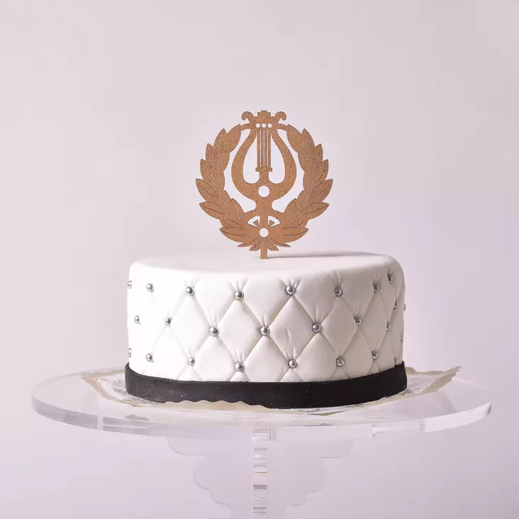 LYYRA-KAKUN KORISTE - Valmiit kakkukoristeet - 0038 - 1