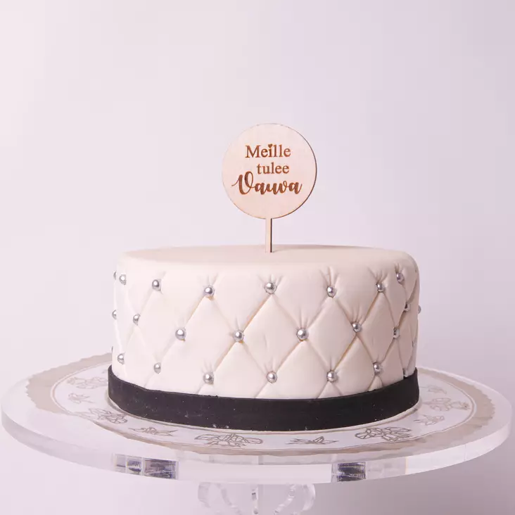 MEILLE TULEE VAUVA-KAKUN KORISTE - Valmiit kakkukoristeet - 0058 - 1