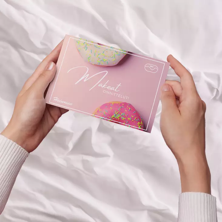 ONNITTELUKORTTI - Valmiit kakkukoristeet - 0059 - 1